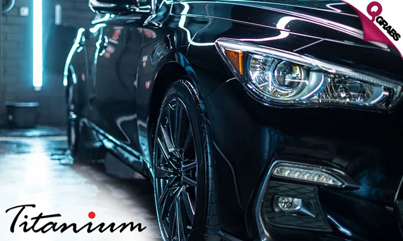 Protection for Headlights, Fog Lights, Door Stripes & Liquid Rims at Titanium!